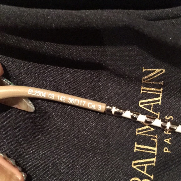 *SOLD Balmain Sunglasses (camel color) - Picture 5 of 8